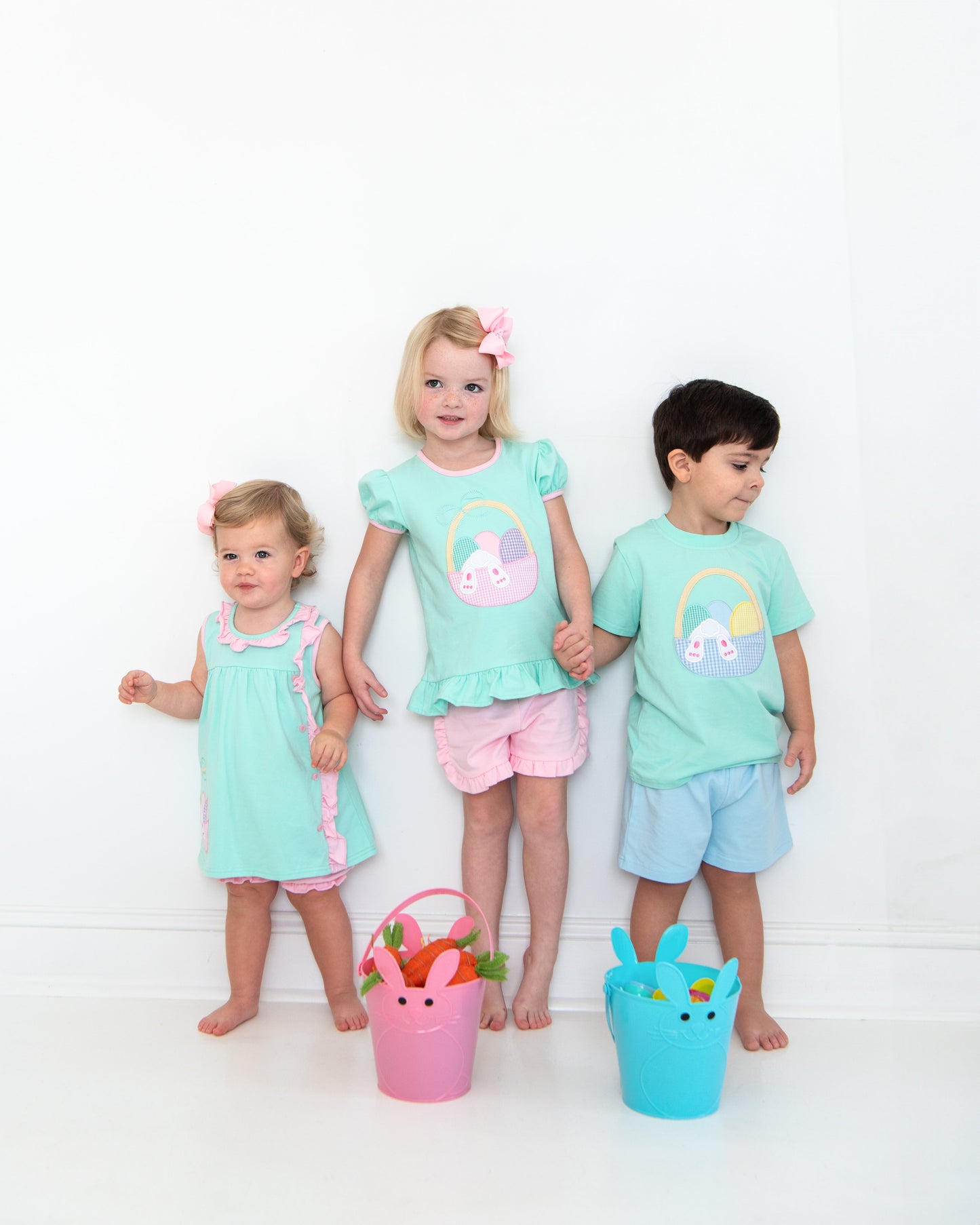 Easter Basket Ruffle Short Set