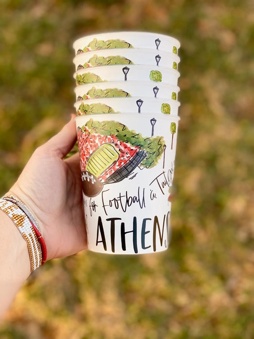 Athens Reusable Cups ~ Set of 6